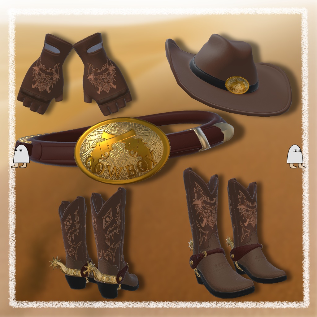 【Airi/愛莉】 Cowboy Bikini VRC