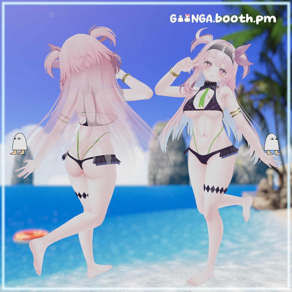 【10アバター対応】 Serpent Bikini VRC