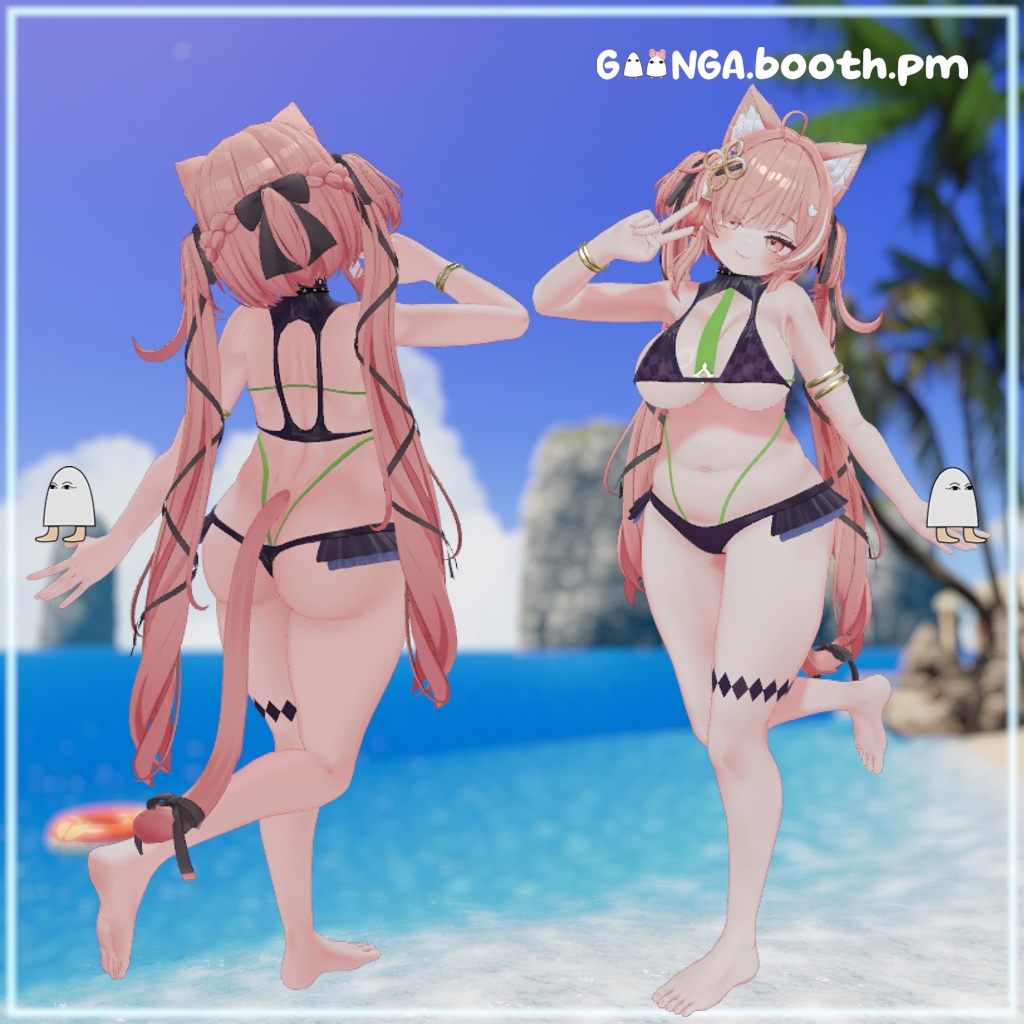 【10アバター対応】 Serpent Bikini VRC