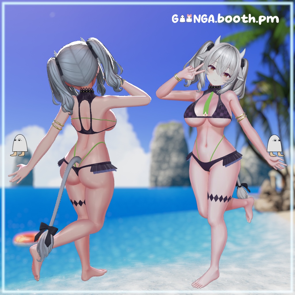 【10アバター対応】 Serpent Bikini VRC