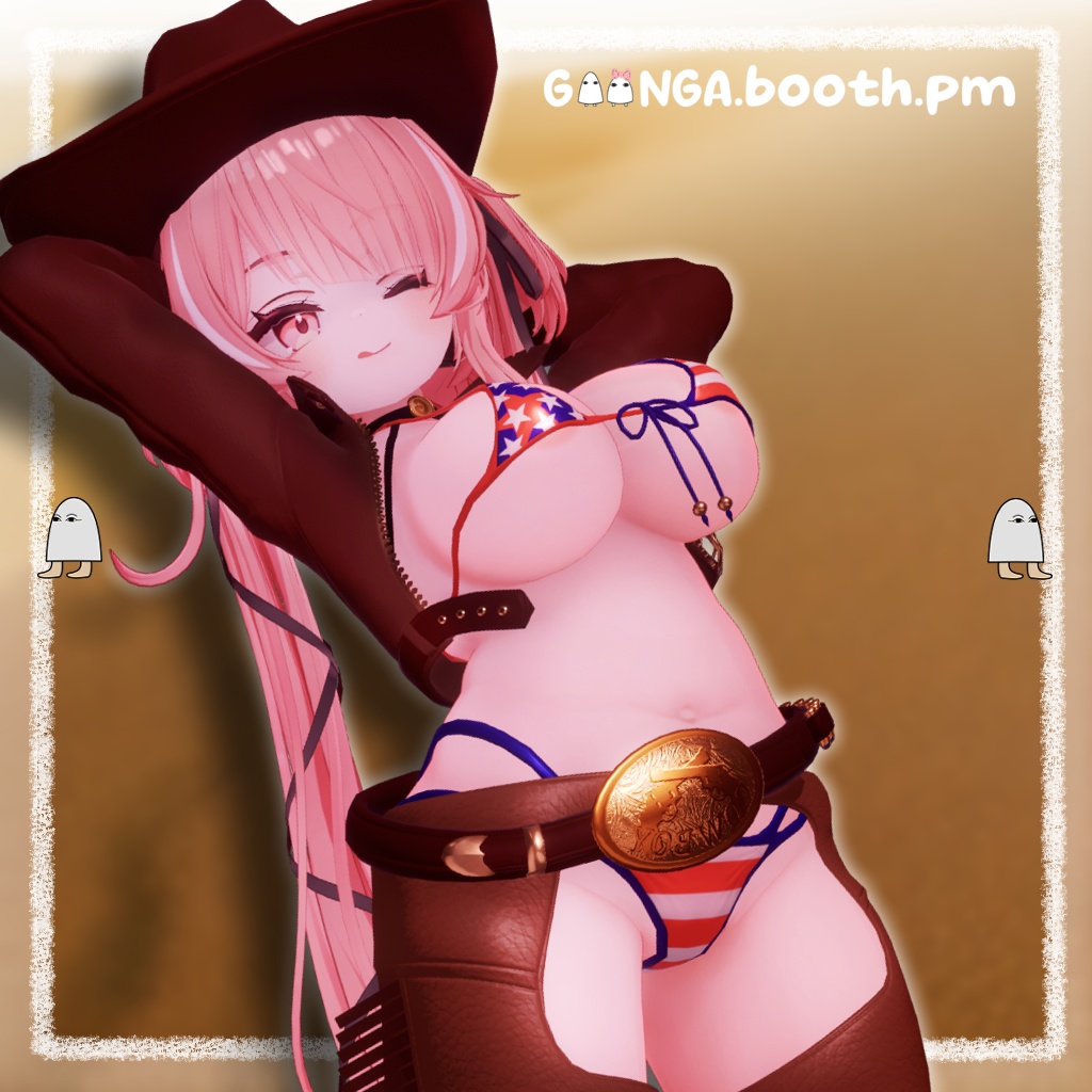 【イチゴ/Ichigo】 Cowboy Bikini VRC