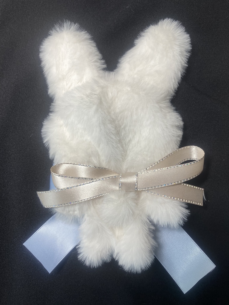 ふわふわうさぎさん(ブルー)【10cmぬい用】