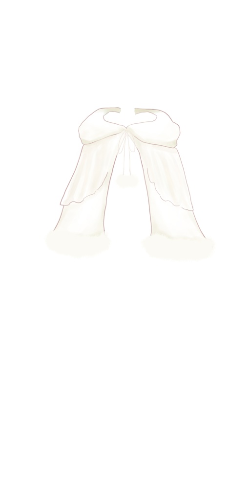 ふわふわポンチョ