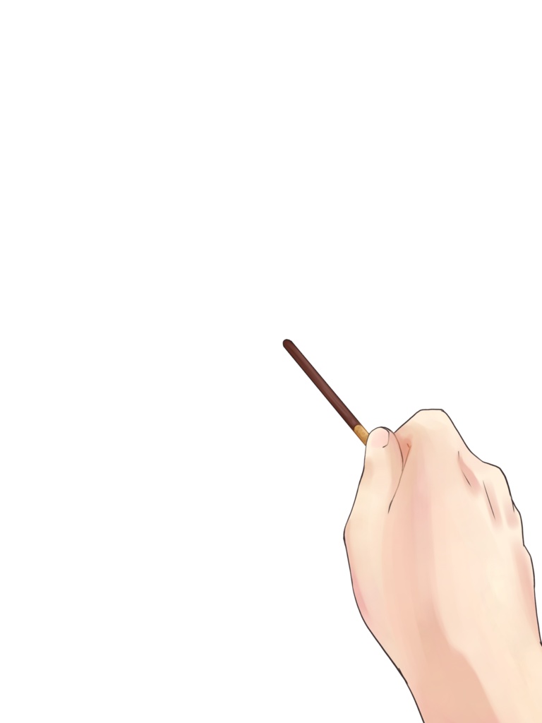 棒チョコ菓子もぐもぐ素材