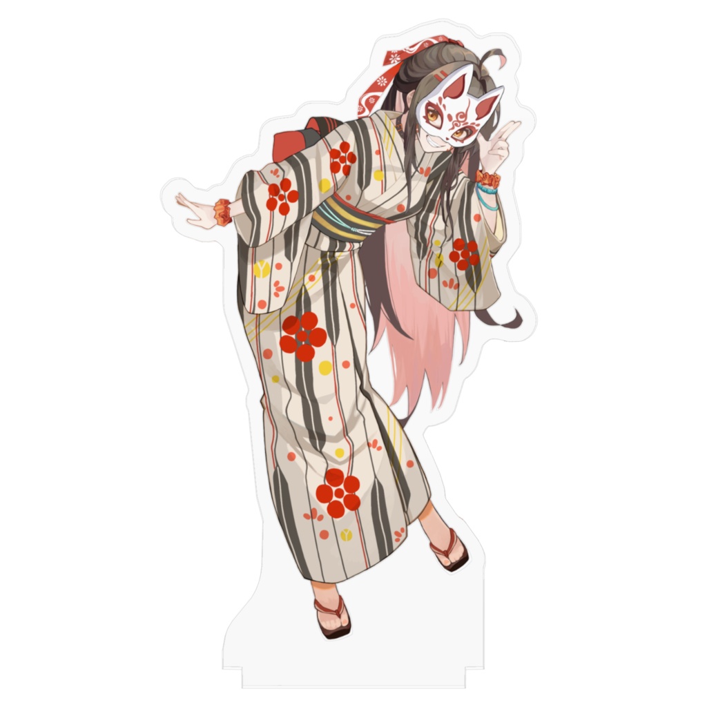 【生誕記念】神護えと浴衣アクリルスタンド