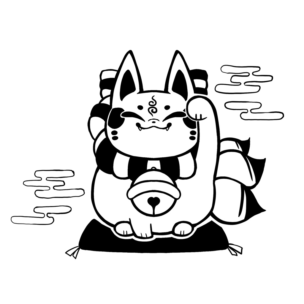 【2周年】えと民ロンT(白)