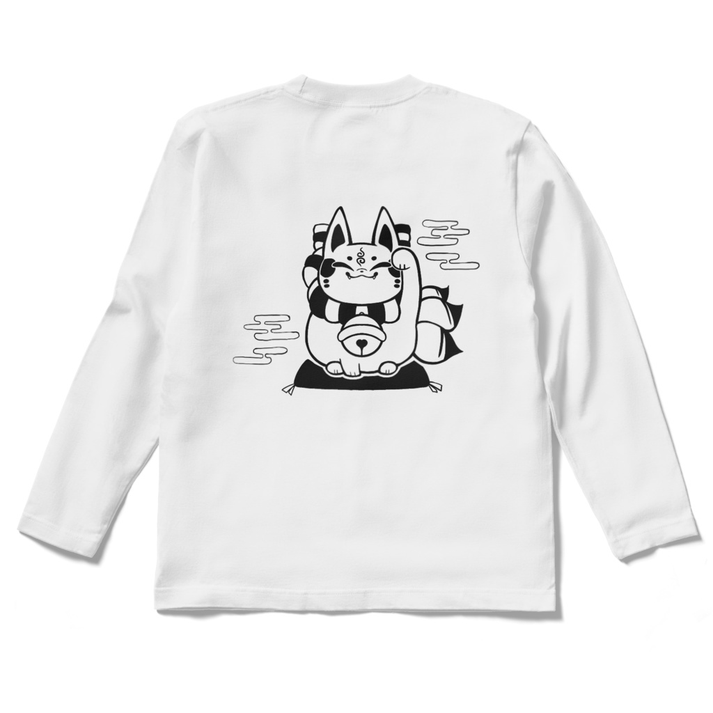 【2周年】えと民ロンT(白)