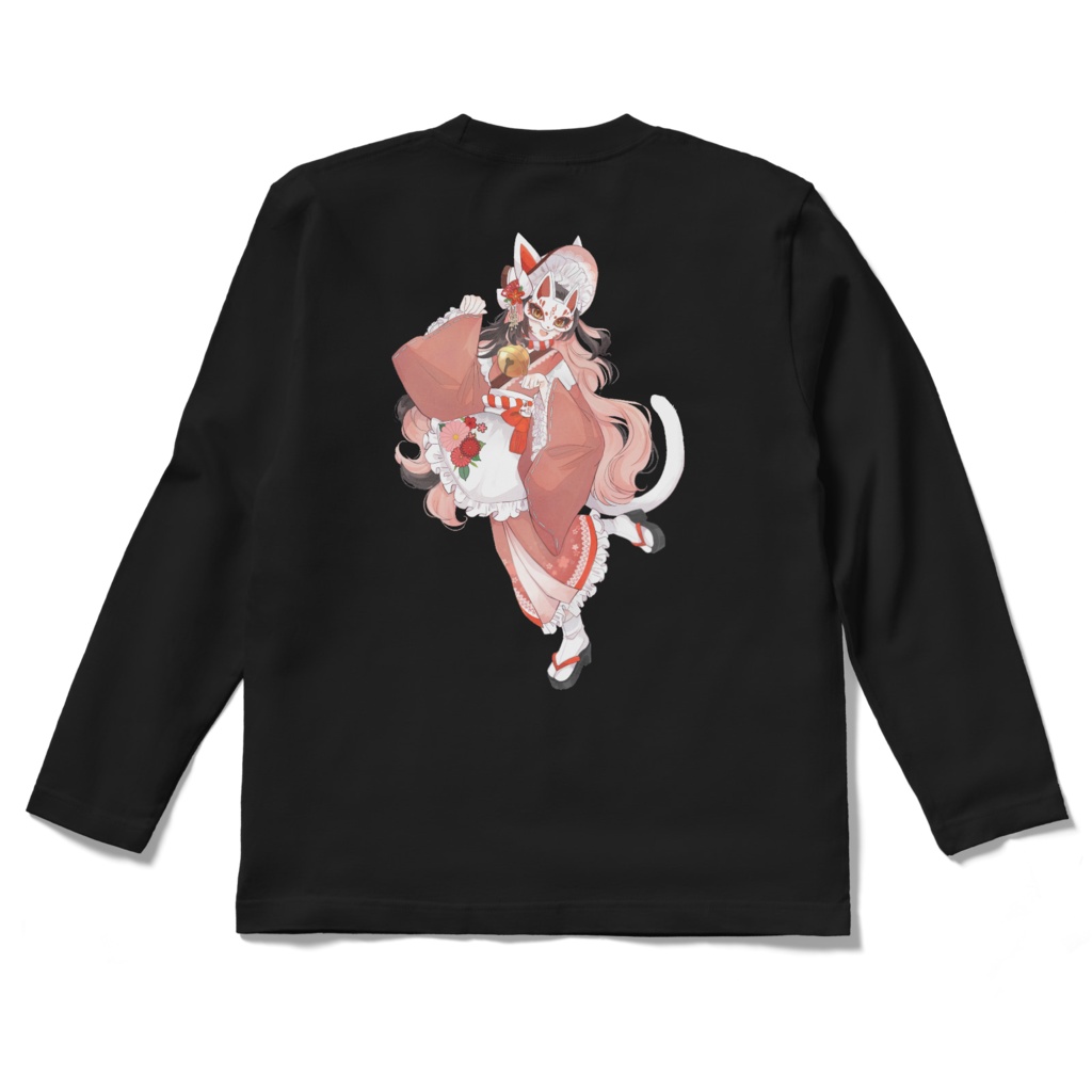 【2周年】えとロンT(黒)