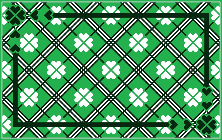 四葉の背景画像(イエローグリーン系・グリーン系・ピンク系・レッド系)