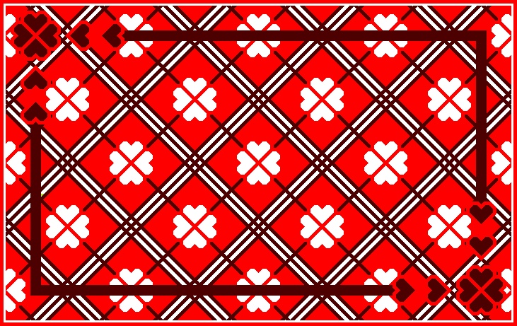 四葉の背景画像(イエローグリーン系・グリーン系・ピンク系・レッド系)