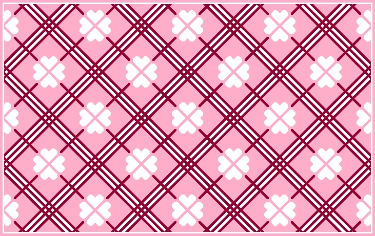 四葉の背景画像(イエローグリーン系・グリーン系・ピンク系・レッド系)