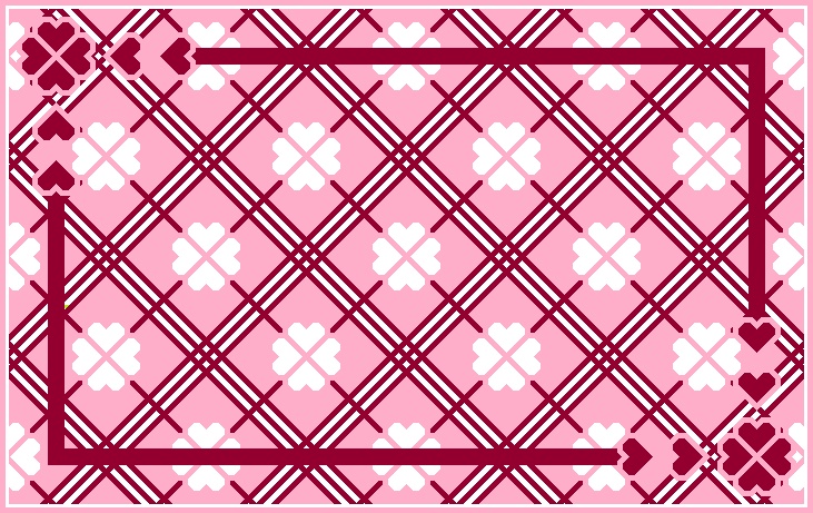 四葉の背景画像(イエローグリーン系・グリーン系・ピンク系・レッド系)