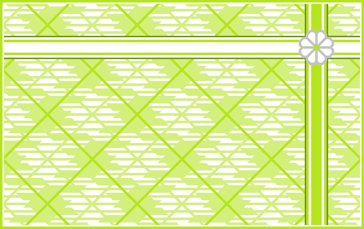 八枚花のラッピング風2の背景画像(イエローグリーン系・オレンジ系・ピンク系・ブラウン系・ブルー系)