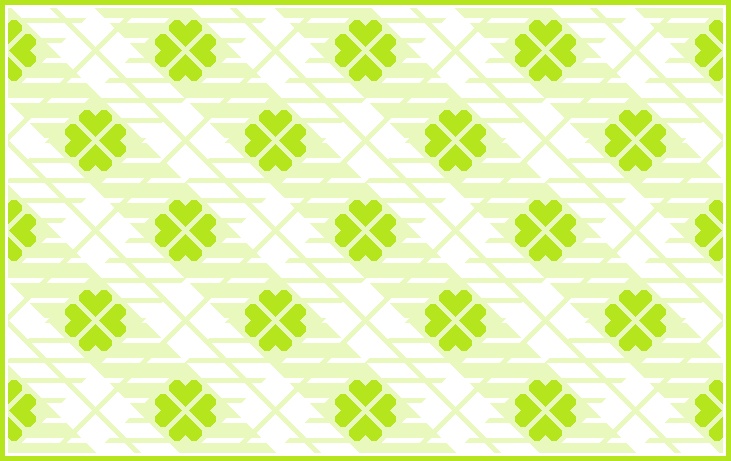 四葉＆チェック柄の背景画像(イエローグリーン系・グリーン系・ピンク系・レッド系・グレー系・ブラック系)