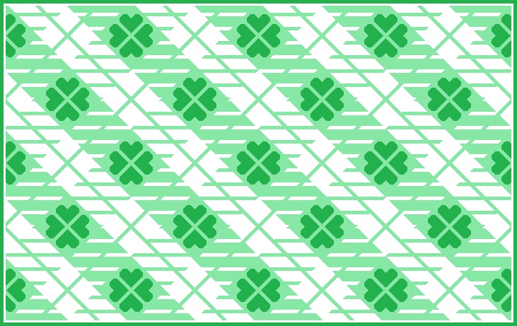 四葉&チェック柄の背景画像(イエローグリーン系・グリーン系・ピンク系・レッド系・グレー系・ブラック系)