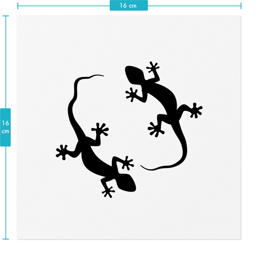 ヤモリステッカー