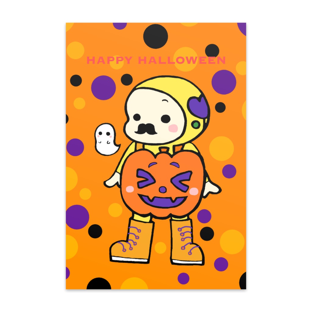 CRAZY忍者ひなたさん HAPPY HALLOWEEN ポストカード