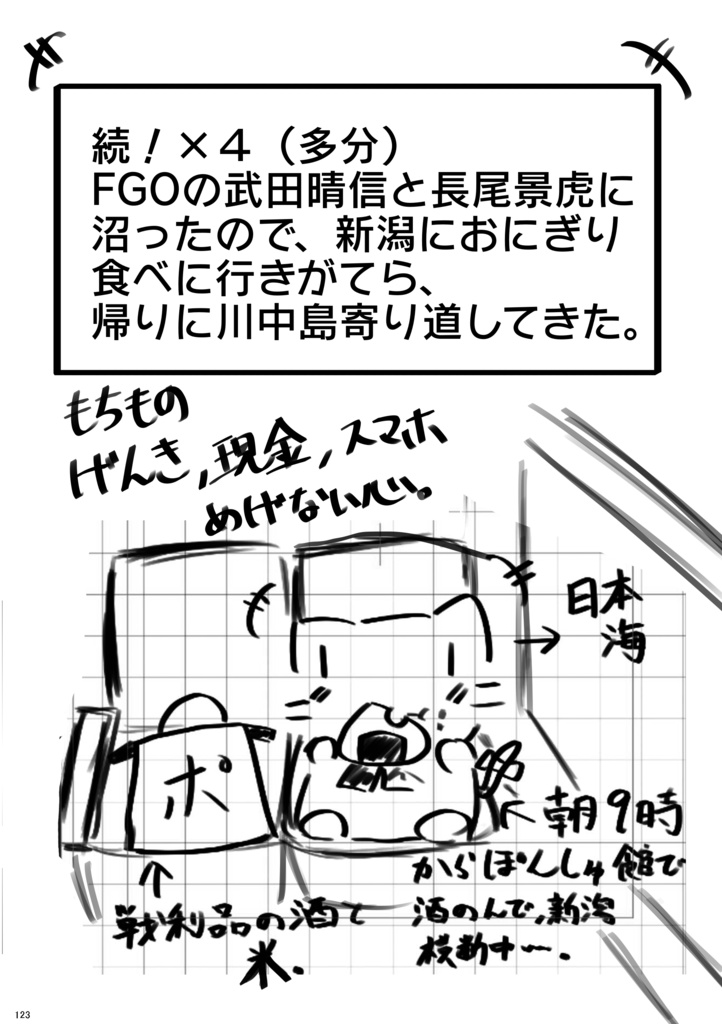新刊②FGOの武田晴信と長尾景虎に沼ったから、色々行ってきたよ2024