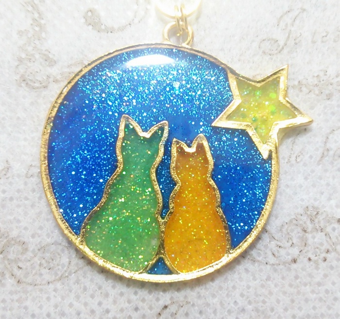 緑間&高尾 猫と星のバックチャーム