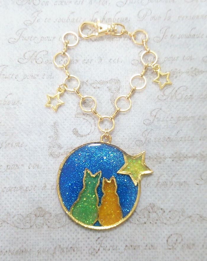 緑間＆高尾　猫と星のバックチャーム