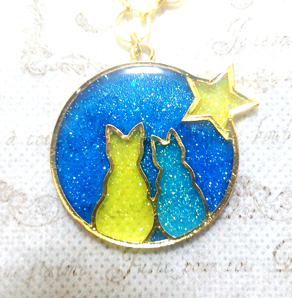黄瀬&黒子 猫と星のバックチャーム