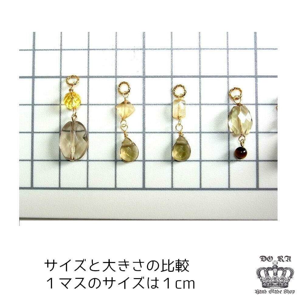 No 536 ハンドメイド レジン ヘアゴム ポニーフック ペンダント