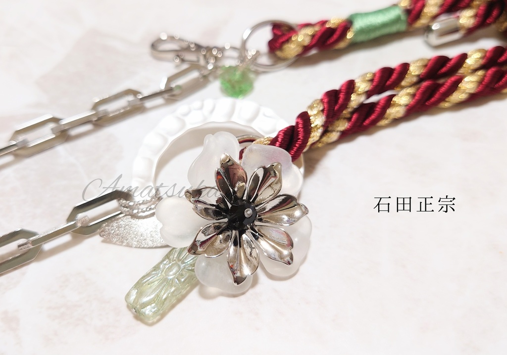 スマホショルダー③三日月、村正、青江、数珠丸、長曽祢、石田