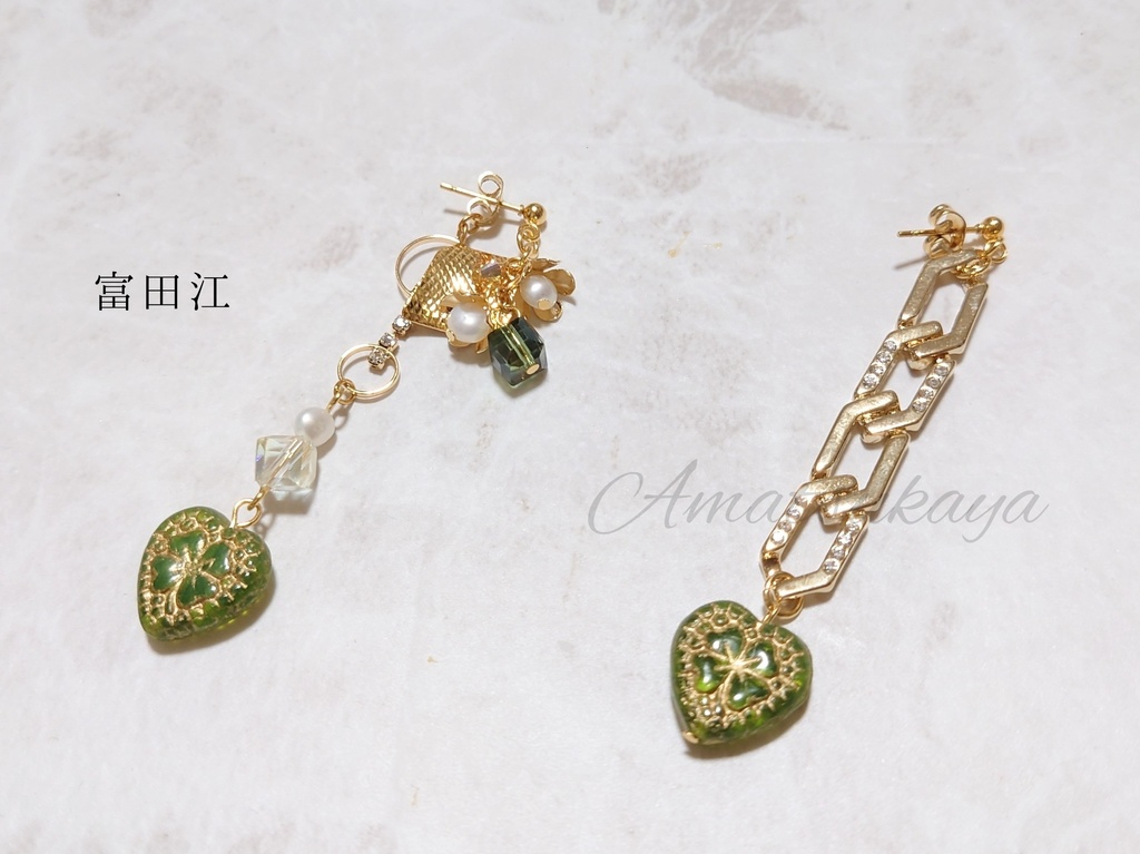 富田、稲葉/耳飾り