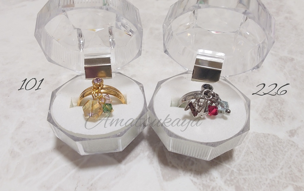 蜂須賀虎徹、後家兼光/金属アレルギー対応2連リング