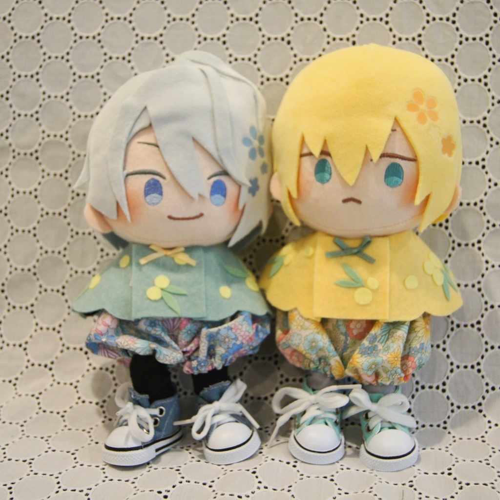 春のケープ(ミモザ 桜)【仮公開中】