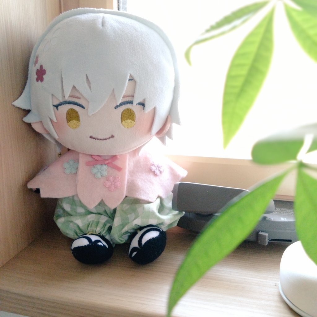 さくらのケープとサロペット