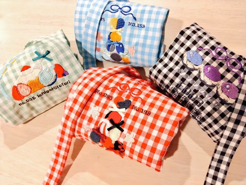 刀剣男士マカロンタワー✕刺繍トートバッグ