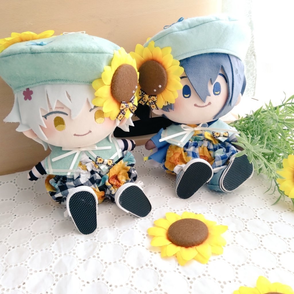 20cmぬい用*ひまわりのおようふく