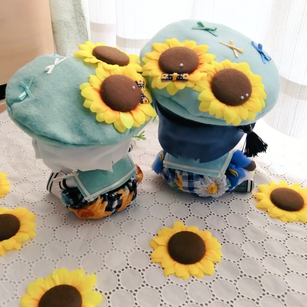 20cmぬい用*ひまわりのおようふく