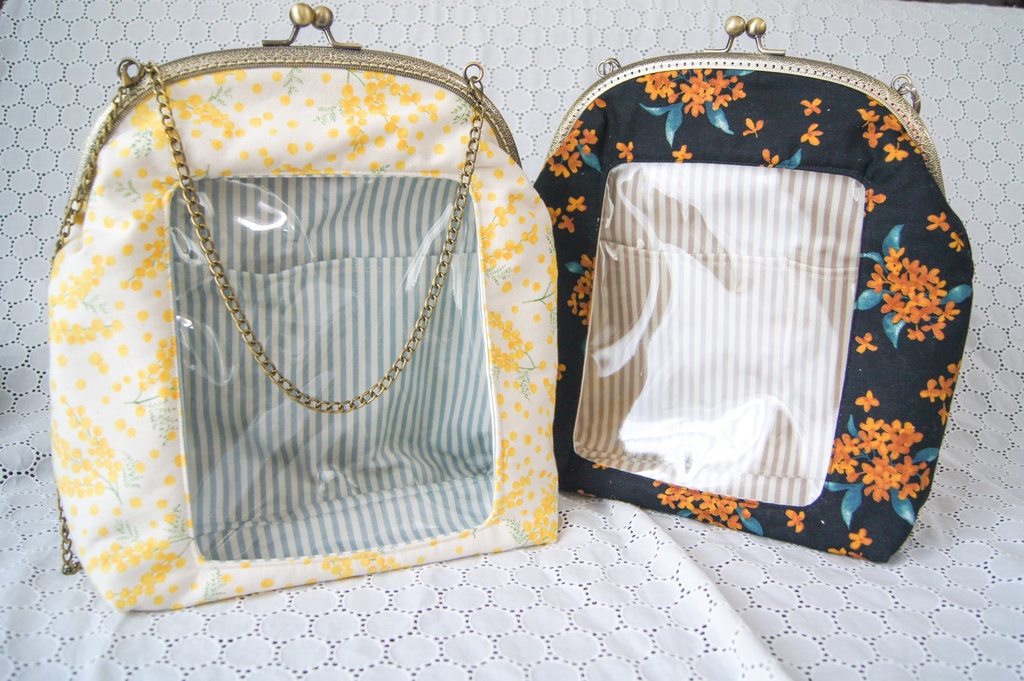 がま口ぬいバッグ　大型