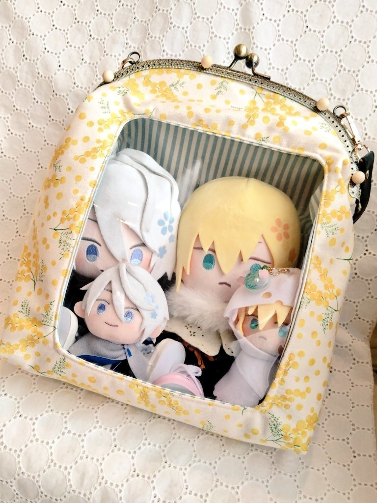 がま口ぬいバッグ 大型