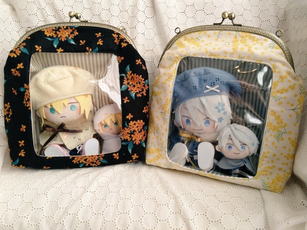 がま口ぬいバッグ 大型