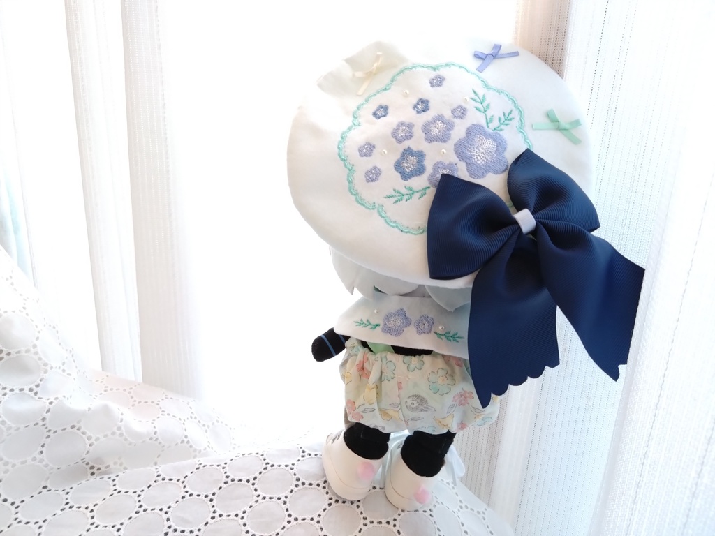 【5月下旬受注製作】ネモフィラのセットアップ