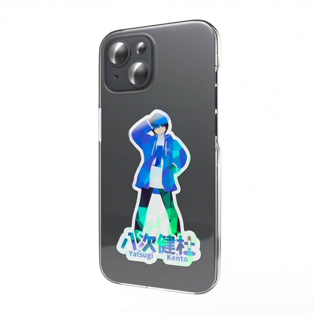 八次健杜ホログラムスマホステッカー