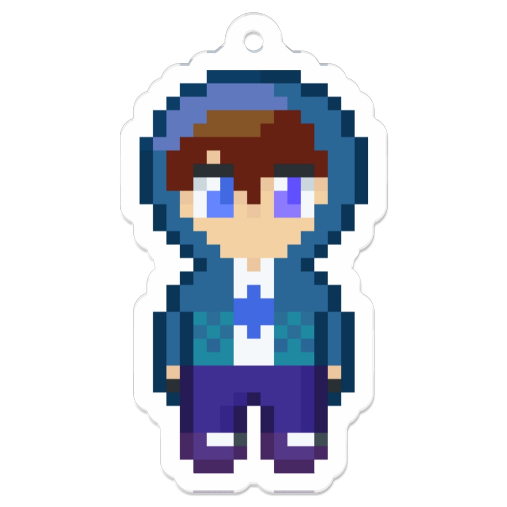 八次健杜ドット絵アクリルキーホルダー(おまけ付き)
