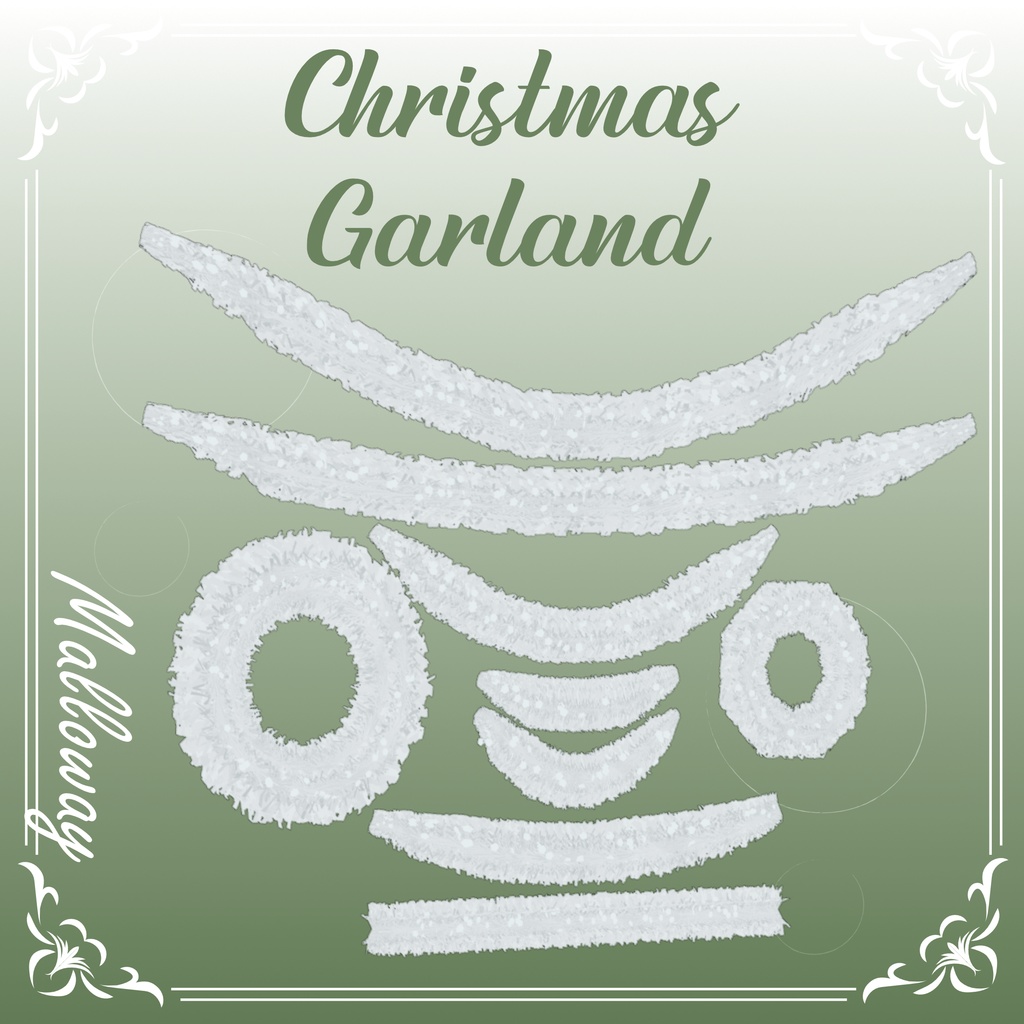 VRC Optimized Christmas Garland