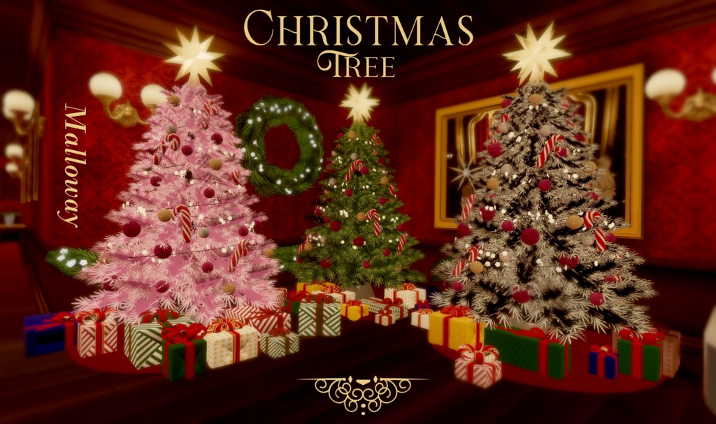 Stylized Christmas Tree ~~(In 3 Colors!)