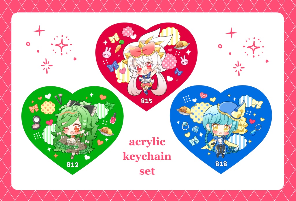 pkg＊ガールズトリオアクキ～セット