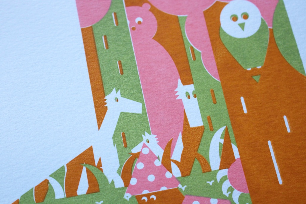 SOCKS原画「森とステーキ」