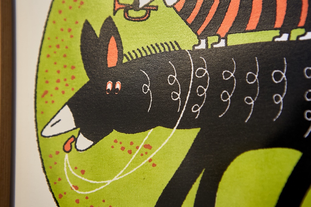 【and FRUITS】原画「洋ナシ、そして音楽隊」