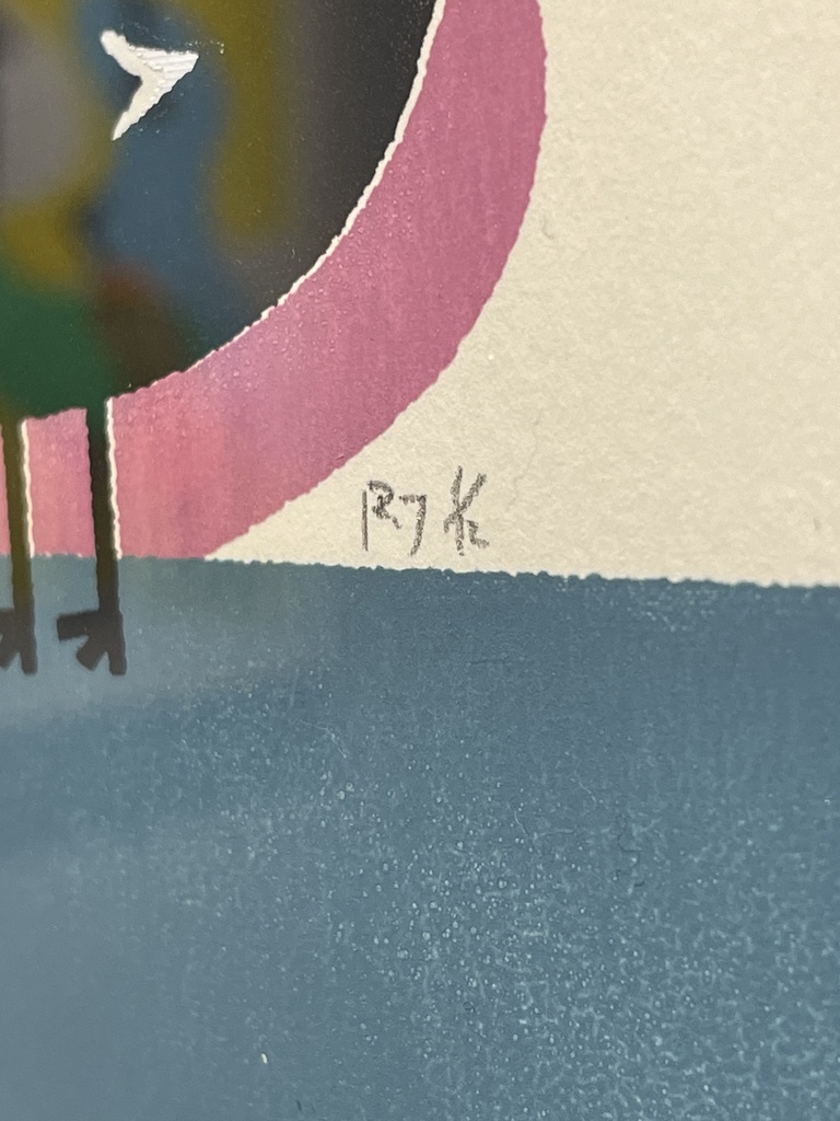 「鳥たち」原画【フクロウが照らす】