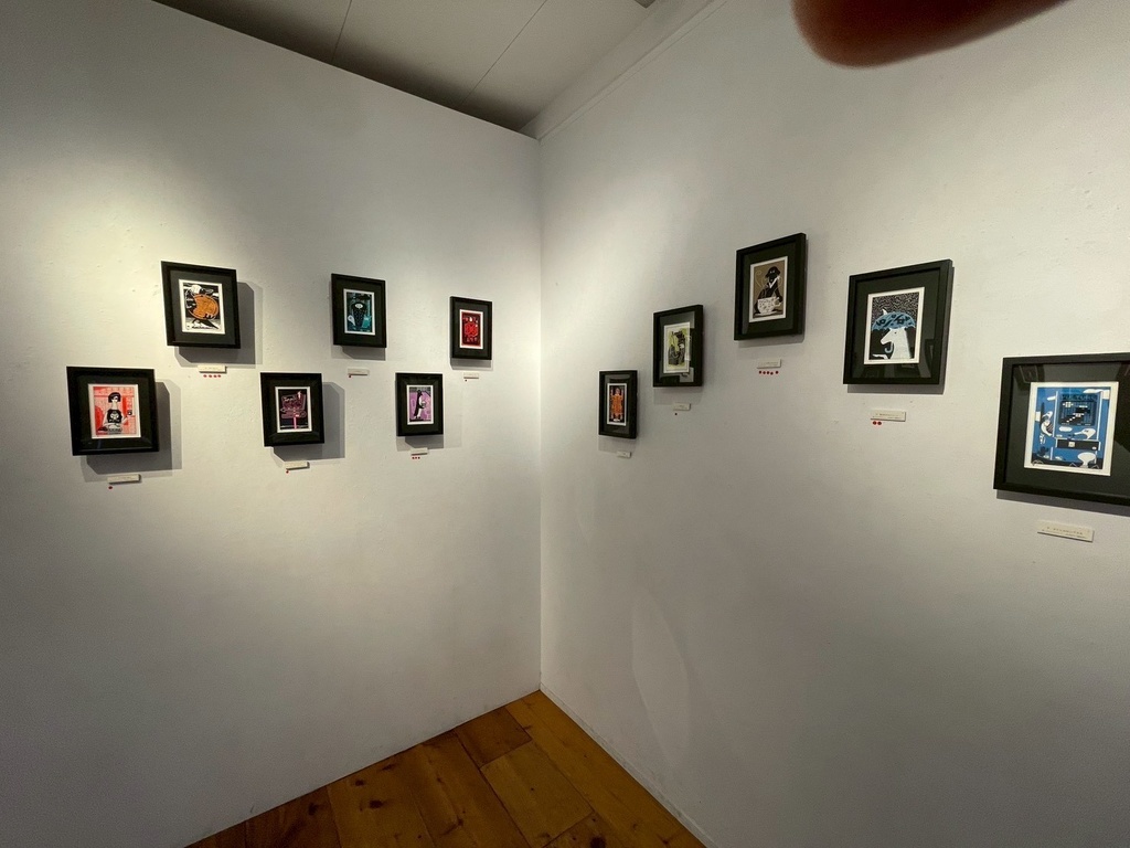 「黒となにかと」シルクスクリーン原画