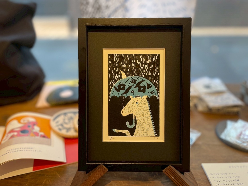 「黒となにかと」シルクスクリーン原画