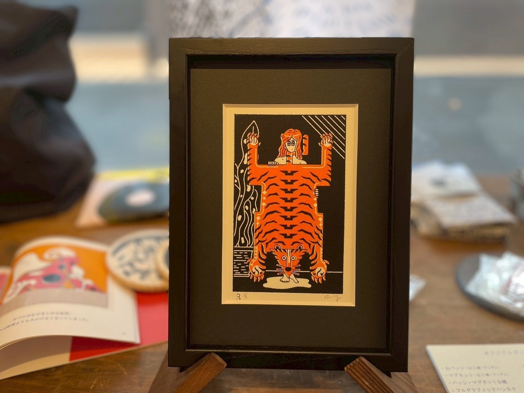 「黒となにかと」シルクスクリーン原画