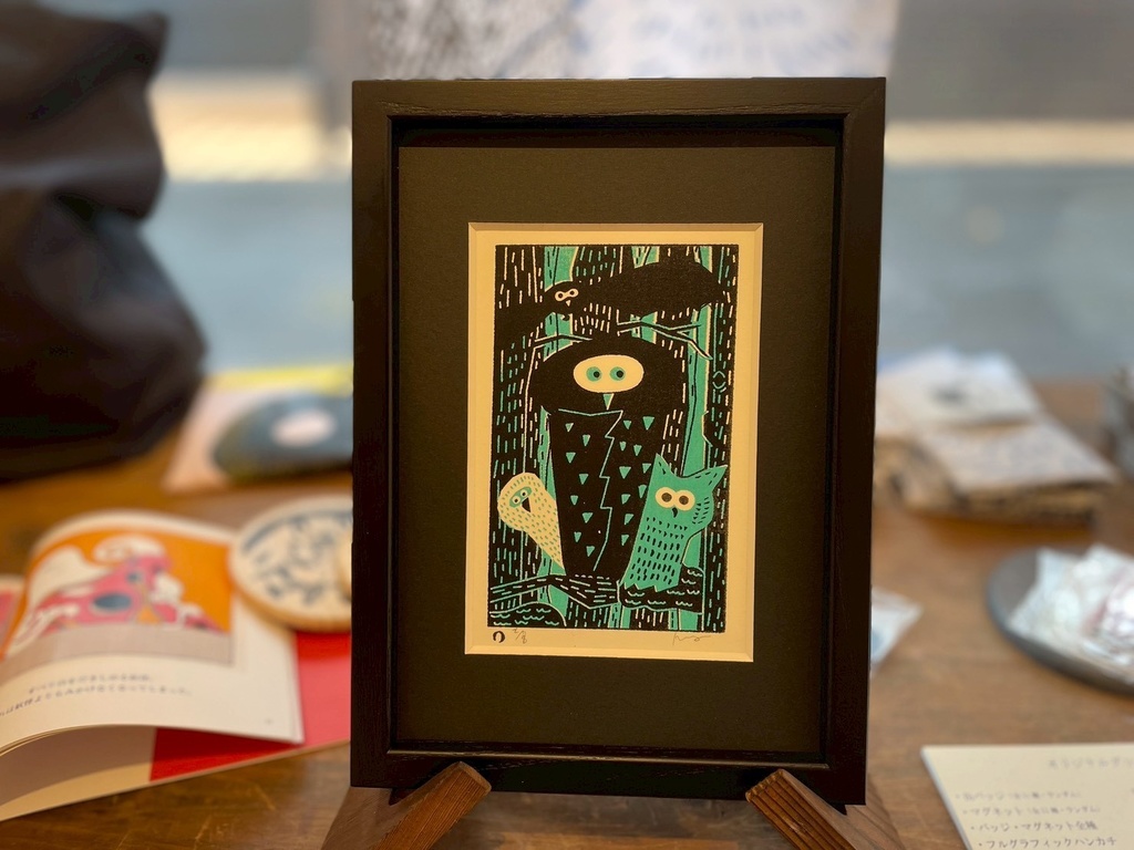 「黒となにかと」シルクスクリーン原画